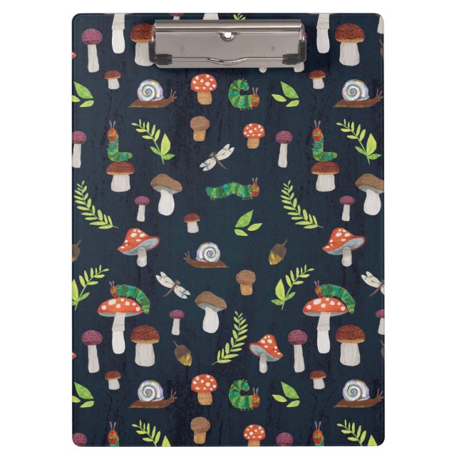 Eric Carle | Bugs and Mushrooms Pattern Clipboard (Front)