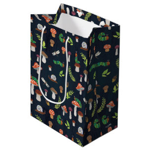 Eric Carle   Bugs and Mushrooms Pattern Medium Gift Bag