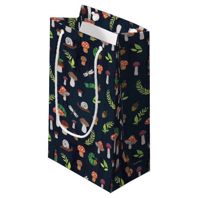 Eric Carle | Bugs and Mushrooms Pattern Small Gift Bag (Front Angled)