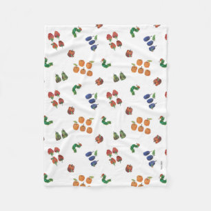 Eric Carle   Caterpillar and Fruit Pattern Fleece Blanket