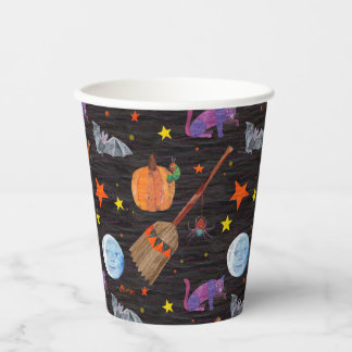 Eric Carle | Caterpillar Black Halloween Pattern Paper Cups