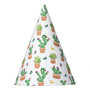 Eric Carle Caterpillar, Cactus, and Butterfly Pa Party Hat