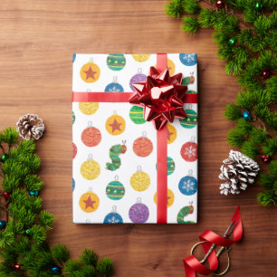 Eric Carle   Caterpillar Christmas Pattern Wrapping Paper