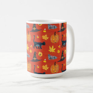 Eric Carle Caterpillar Halloween Pattern Coffee Mug