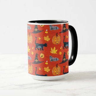 Eric Carle | Caterpillar Halloween Pattern Mug