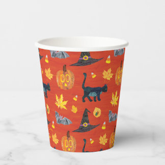 Eric Carle | Caterpillar Halloween Pattern Paper Cups