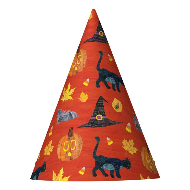 Eric Carle | Caterpillar Halloween Pattern Party Hat (Front)