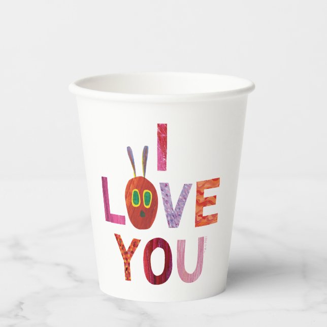 Eric Carle | Caterpillar I Love You Paper Cups (Front)