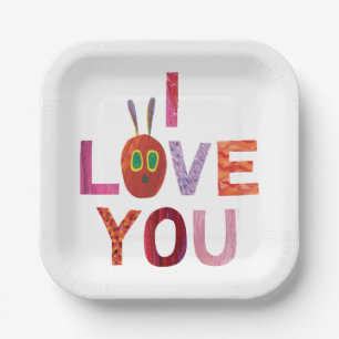 Eric Carle   Caterpillar I Love You Paper Plate