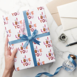 Eric Carle   Caterpillar I Love You Wrapping Paper