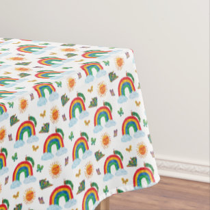 Eric Carle   Caterpillar Rainbow Butterfly Pattern Tablecloth