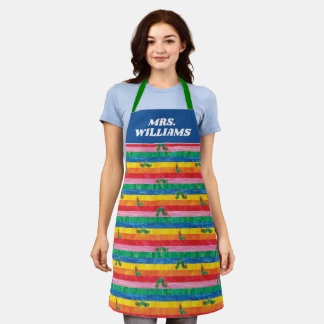 Eric Carle | Caterpillar Rainbow Stripe Pattern Apron