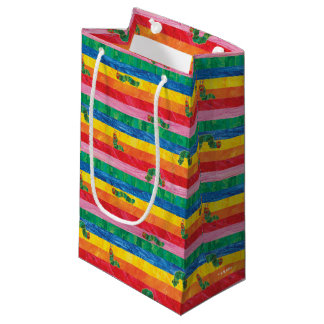 Eric Carle | Caterpillar Rainbow Stripe Pattern Small Gift Bag