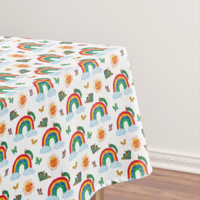 Eric Carle | Caterpillar to Rainbow Butterfly Tablecloth (In Situ)