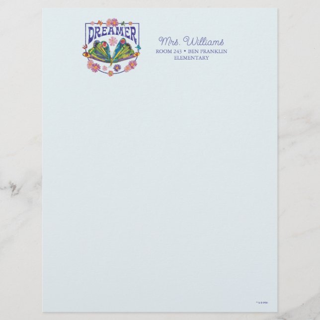 Eric Carle | Dreamer Custom Letterhead (Front)
