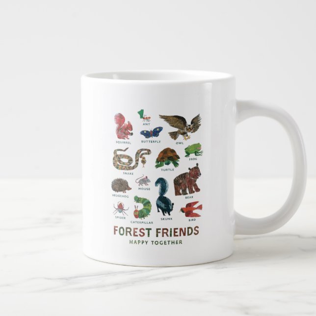 Eric Carle | Forest Friends Happy Together Large Coffee Mug (Right)