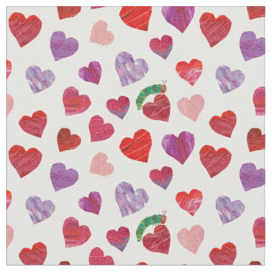 Eric Carle   Hungry Caterpillar Heart Pattern Fabric