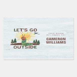 Eric Carle   Let’s Go Outside Rectangular Sticker