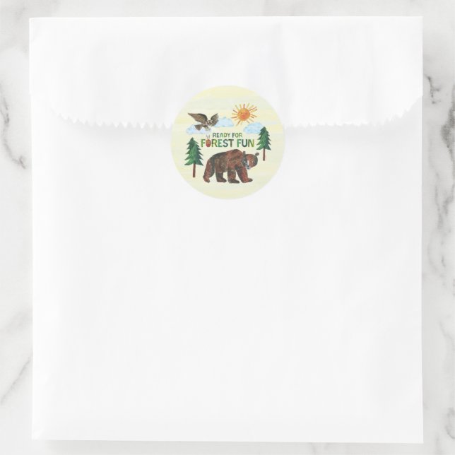 Eric Carle | Ready for Forest Fun Classic Round Sticker (Bag)