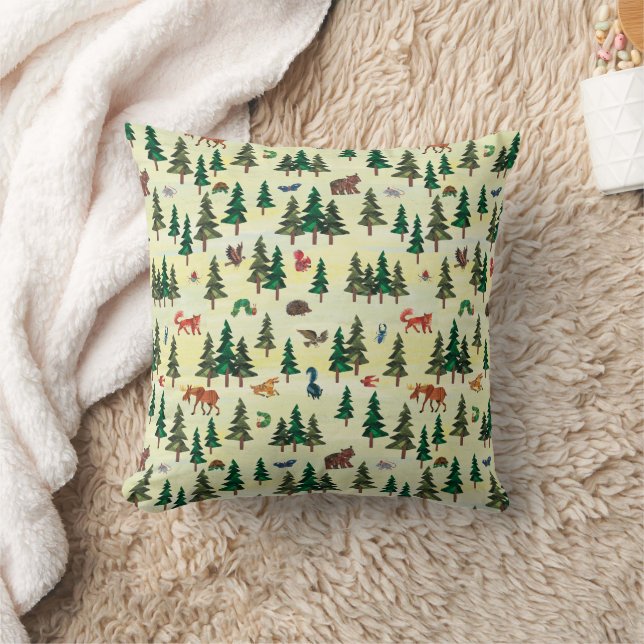 Eric Carle | Ready for Forest Fun Pattern Cushion (Blanket)