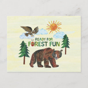 Eric Carle   Ready for Forest Fun Postcard