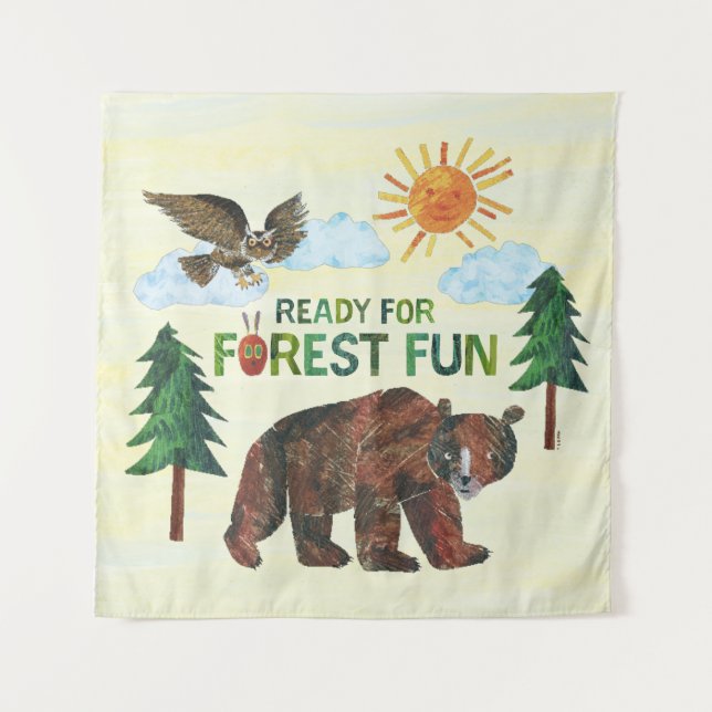 Eric Carle | Ready for Forest Fun Tapestry (Front)