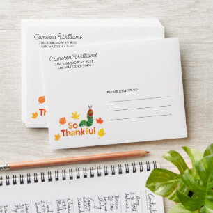 Eric Carle So Thankful Caterpillar Envelope