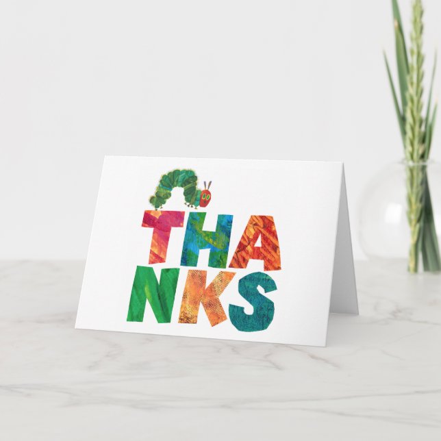 Eric Carle | Thanks Caterpillar Card (Front)