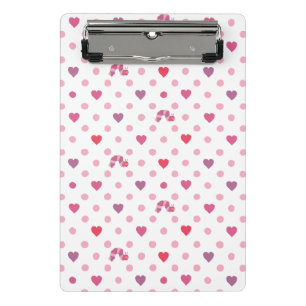 Eric Carle   Valentine Heart Polka Dot Pattern Mini Clipboard