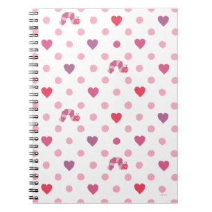 Eric Carle Valentine Heart Polka Dot Pattern Notebook