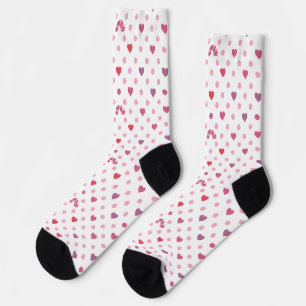 Eric Carle Valentine Heart Polka Dot Pattern Socks
