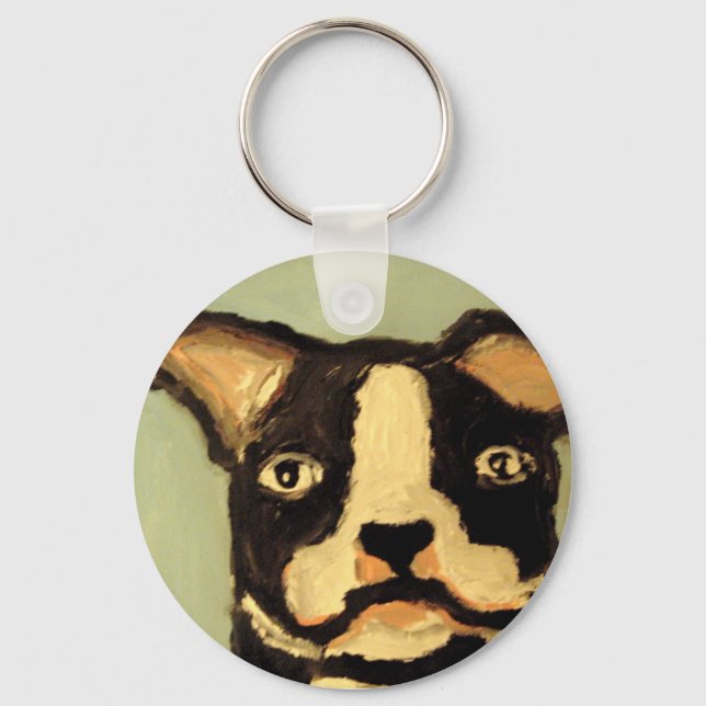 eric hinsburg "dog shop" key ring (Front)
