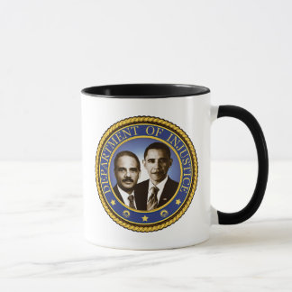 Eric Holder and the Department of Injustice Mug