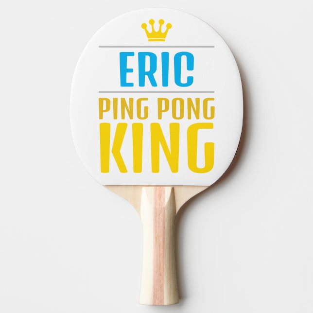 Eric Ping Pong Paddle (Front)