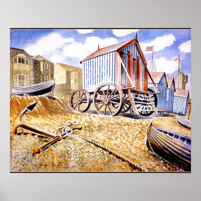Eric Ravilious - Adelburgh Poster (Front)