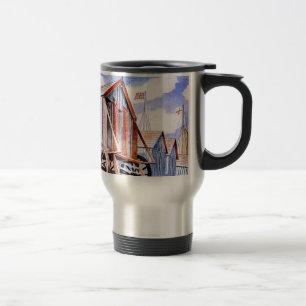 Eric Ravilious - Adelburgh, Travel Mug