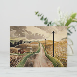 Eric Ravilious art, Wiltshire Landscape Card