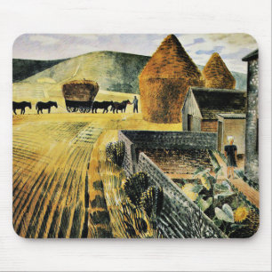 Eric Ravilious - Furlongs, Mouse Pad