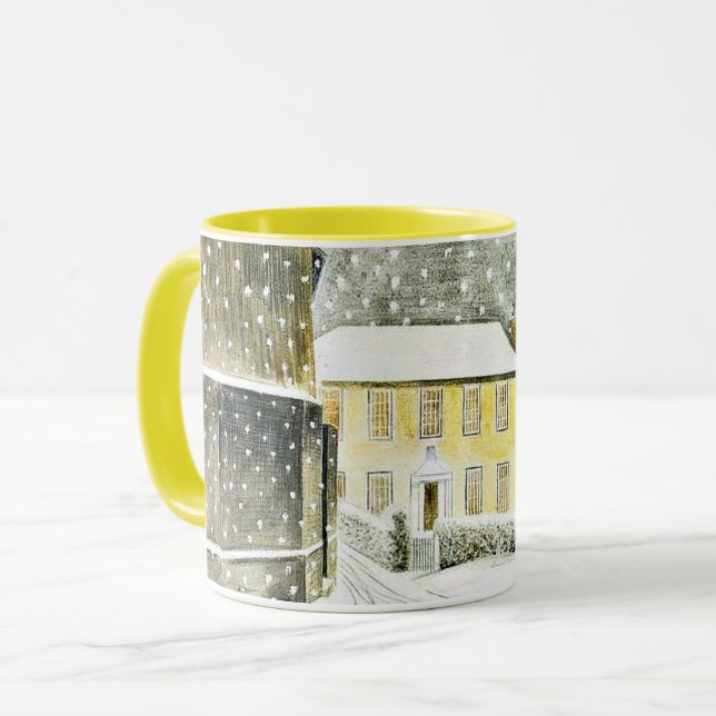 Eric Ravilious - Hallstead Road in Snow, Mug (Front Left)