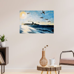 Eric Ravilious - HMS Glorious in the Arctic Poster