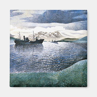 Eric Ravilious - Norway, magic realism, Magnet