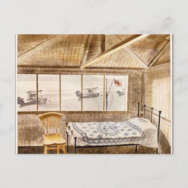 Eric Ravilious - RNAS Sick Bay, Dundee Postcard (Front)