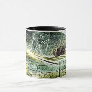 Eric Ravilious - The Wilmington Giant, fine art  Mug