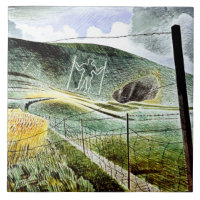 Eric Ravilious - The Wilmington Giant, fine art