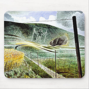 Eric Ravilious - The Wilmington Giant,  Mouse Pad