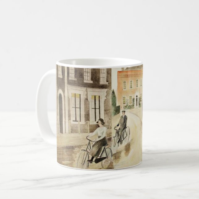 Eric Ravilious - Village Street, Coffee Mug (Front Left)