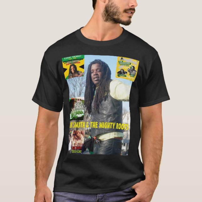 ERIC SMITH TOUR MERCH Basic Dark T-Shirt (Front)