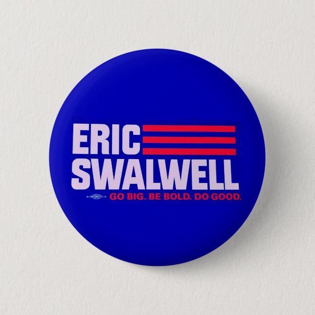 Eric Swalwell 2020 6 Cm Round Badge (Front)
