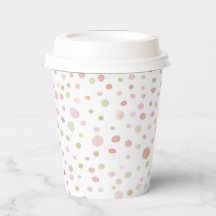 Erica Confetti Watercolor Dots Paper Cup