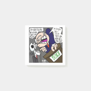 Erica Crooks Comics: It's HOT ! GET BACK TO WORK ! Post-it Notes